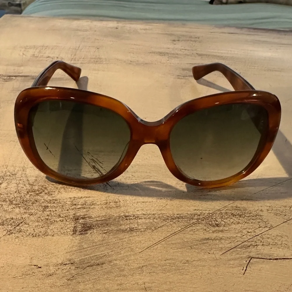 GUCCI Round Sunglasses GG0140SA Avana Green